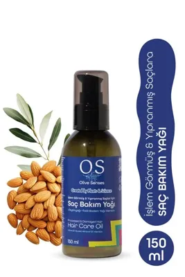 Olive Senses Saç Bakım Yağı-İşlem Görmüş ve Yıpranmış Saçlar İçin