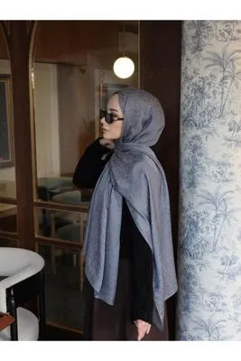 Jawel Sarmaşık Desenli Jakarlı Şal