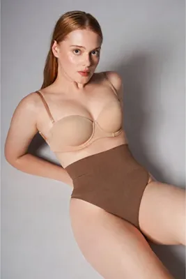 F&W FİT WOMEN STRİNG KORSE 1011-Kahverengi