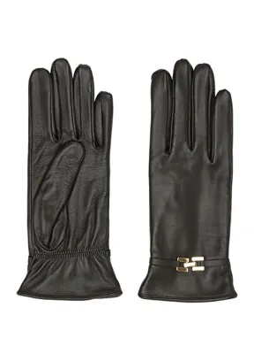 Beymen Collection Siyah Tokalı Deri Eldiven