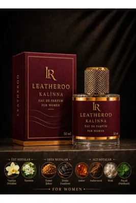 LEATHEROO KALİNNA EDP 50 ml Kadın Parfüm Kalıcı Vanilya Orkidesi-Yasemin Sıcak Koku