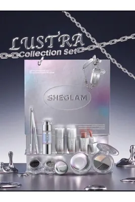Sheglam Lustra Premium Makyaj Seti – Far Paleti, Ruj ve Işıltılı Göz & Dudak Makyaj Ürünleri