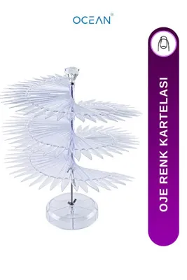 Ocean Kalıcı Oje Renk Kartelası, Oje Renk Sergileme Kartela Stant
