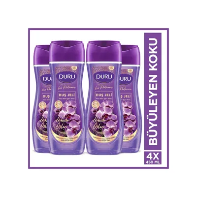 Duru Lux Perfumes Orkide Duş Jeli 4x450 Ml