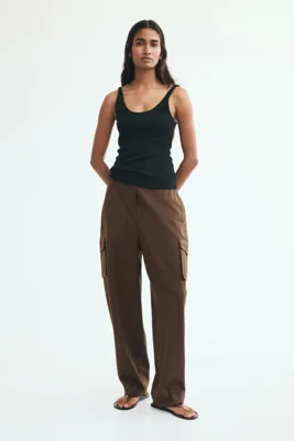 H&M Bol Kesimli Kargo Pantolon
