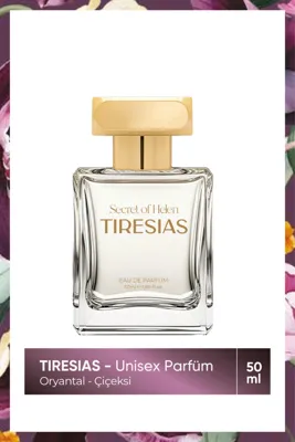 Secret of Helen Tiresias EDP Unisex Parfüm 50ml | Oryantal, Çiçeksi | Ylang-Ylang, Siyah Üzüm, Orkide, Bitter