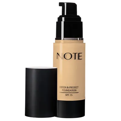 Note Cosmetics Note Detox & Protect Foundation Fondöten 02 Natural Beige