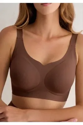 Best Model Büyük Beden C Cup Balensiz Çıkarılabilir Pedli Toparlayıcı Dikişsiz Lazer Sütyen 2221