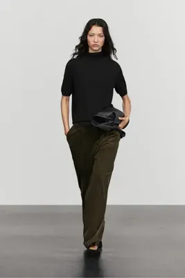 Massimo Dutti Yünlü balıkçı yaka triko kazak