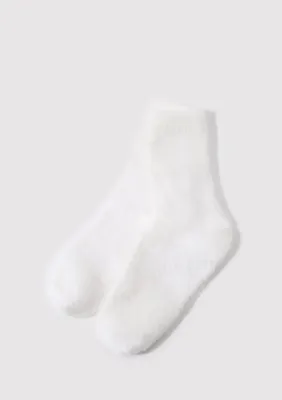 Mavi Peluş Bot Çorabı