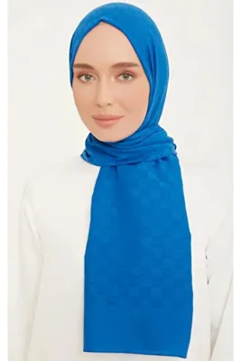 ARMİNE Trend P.monogram Şal 21162 Mavi