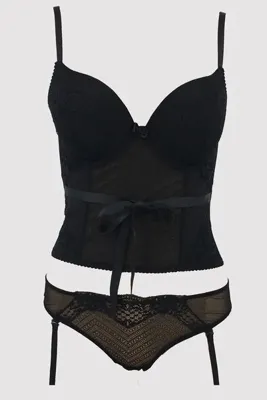 Pierre Cardin Kadın Destekli Büstiyer Jartiyer Takım