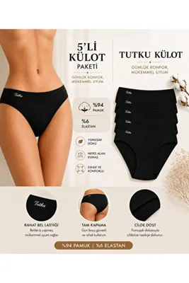 Tutku 5'li Bikini Külot