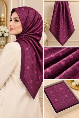 Genel Markalar bordo soft eşarp