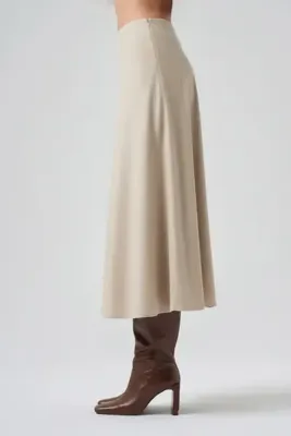 SIDesign Süet Maxi Boy Regular Etek