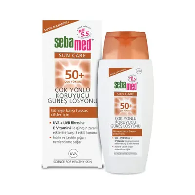 Sebamed Sun Care Suya Dayanıklı SPF 50+ Çok Yönlü Koruyucu Güneş Losyonu 150 ml