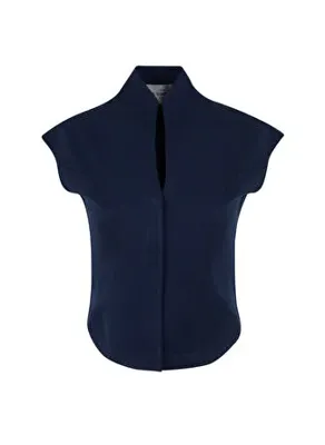 SSimple Lacivert Kadın Bluz S622-L