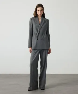 MISS IPEKYOL Çizgili wide leg pantolon