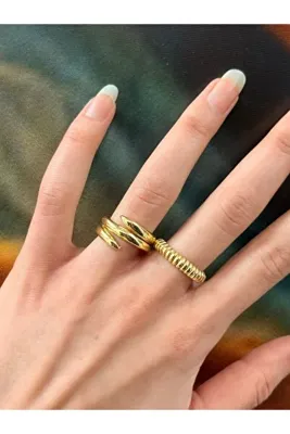 Vitastyle 2'Lİ AYARLANABİLİR YÜZÜK SETİ