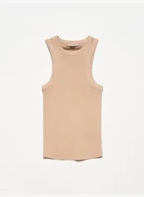 Dilvin 20652 Fitilli Kolsuz Top