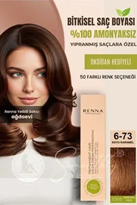 Renna Tüp Saç Boyası 6.73 Koyu Karamel