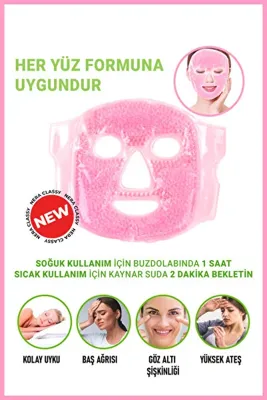 Nera Classy Ayarlanabilir, Canlandırıcı Sıcak Ve Soğuk Kullanıma Uygun Jel Yüz Maskesi