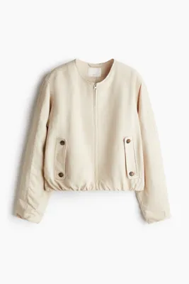 H&M Keten Karışımlı Pilot Ceketi