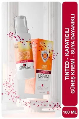 Pharmanaturactive Pharma Naturactive Kapatıcılı (TİNTED) Anında Koruma Etkili Güneş Kremi Spf 50 , 100 ml