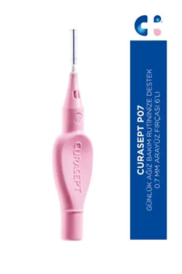 CURASEPT Proxi P07 Ara Yüz Fırçası 6'lı Pembe
