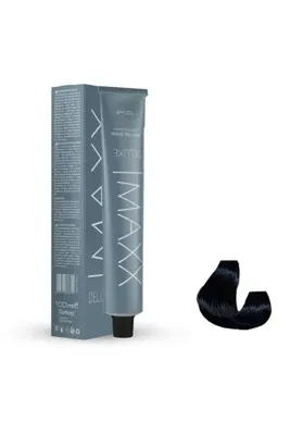 Maxx Deluxe Tüp Boya 1.0 Siyah 60 ml x 3 Adet + Sıvı Oksidan 3 Adet