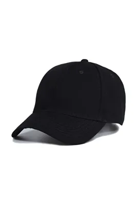 Zirve Unisex Siyah Ayarlanabilir ARKASI ÇITÇIT Şapka Kep