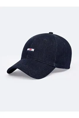 LTB Mavi Nakış İşlemeli Denim ŞAPKA
