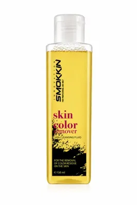 SMOKKIN Saç Boyası Leke Temizleyici Cilt Temizleme Solüsyonu Profesyonel Kullanım Boya Kalıntısı Çıkarıcı Hair Color Remover 150 ml