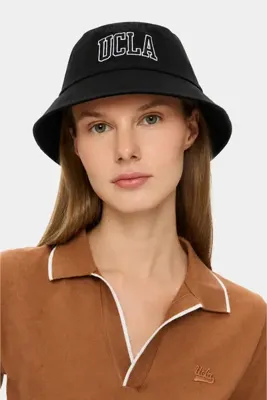 UCLA JOAQUIN Siyah Bucket Nakışlı - Unisex Şapka