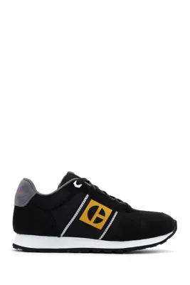 Derimod Caterpillar Kadın Siyah Süet Detaylı Shelby Sneaker