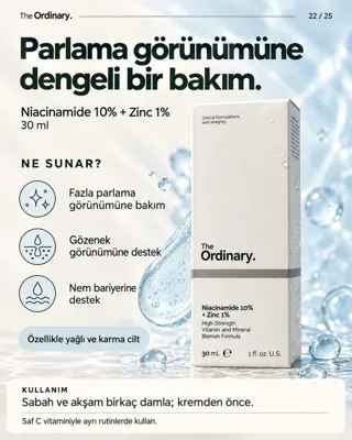 Bezos The Ordinary Niacinamide 10% + Zinc 1% 60 Ml Yüz Serumu Bezos1