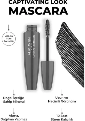 Str Store Captivating Look Mascara-Büyüleyici Görünüm-Hacimli ve Kusursuz Kıvrıma Sahip Kirpikler