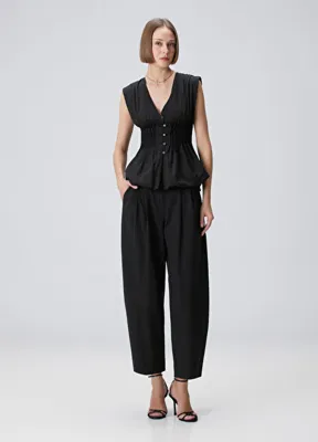 Beymen Collection Siyah Balon Pantolon