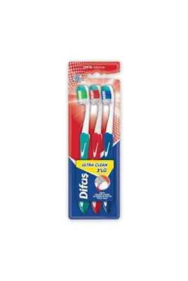 MEÇA Ultra Clean Diş Fırçası 2+1 1 Adet