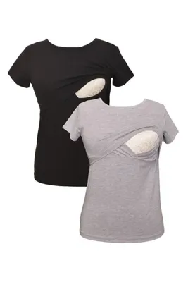 Luvmabelly Myra2501_2503 Emzirme Tshirt Seti