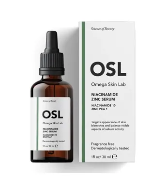 Xmlbayiciniz Osl Omega Skin Lab Niacinakarın Bölgesi Zinc Serum 30ml