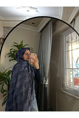 Duyguscarfs Halka Desen Pamuk Jakar Şal
