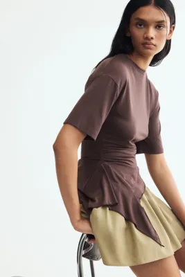 H&M Drapeli Panelli Modal Üst