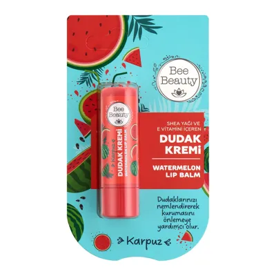Bee Beauty Karpuz Aromalı Dudak Kremi 5 gr