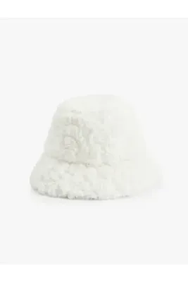 Koton Peluş Bucket Şapka