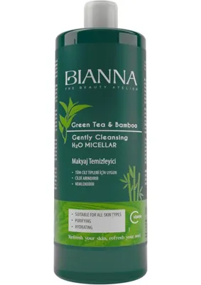 Esplendor Bianna Makyaj Temizleme Suyu C Vitaminli Bambulu ve Yeşil Çaylı Makyaj Temizleyici - 400ML
