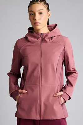 Defacto Rüzgar Geçirmez Su İtici Slim Fit Kapüşonlu Fermuarlı Softshell Mont G0237AX26SP