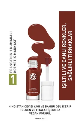 Yves Rocher Go Green Oje-5 ml-22. Açık Kırmızı