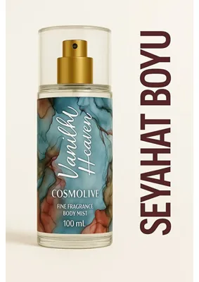 Cosmolive Vücut Spreyi Body Mist | Amber Romance | Vanilla Heaven | Seyahat Boy | Nemlendirici
