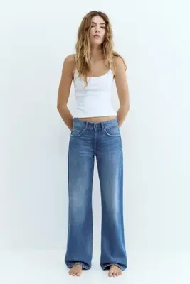 Pull & Bear Düz kesim jean